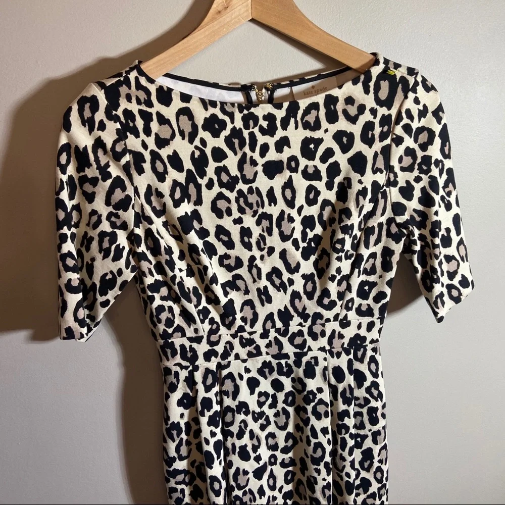 KATE SPADE ♠️ Autumn‎ Leopard Dress 4